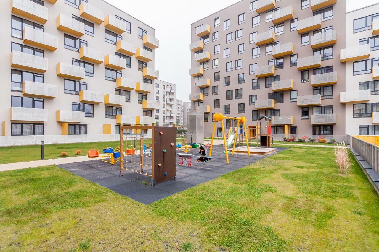 Apartments Vilnius 1 Near Center With A Roof Terrace And Parking Eksteriør billede