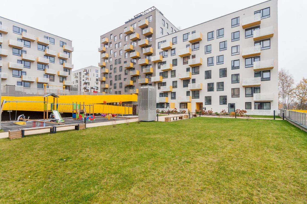 Apartments Vilnius 1 Near Center With A Roof Terrace And Parking Eksteriør billede