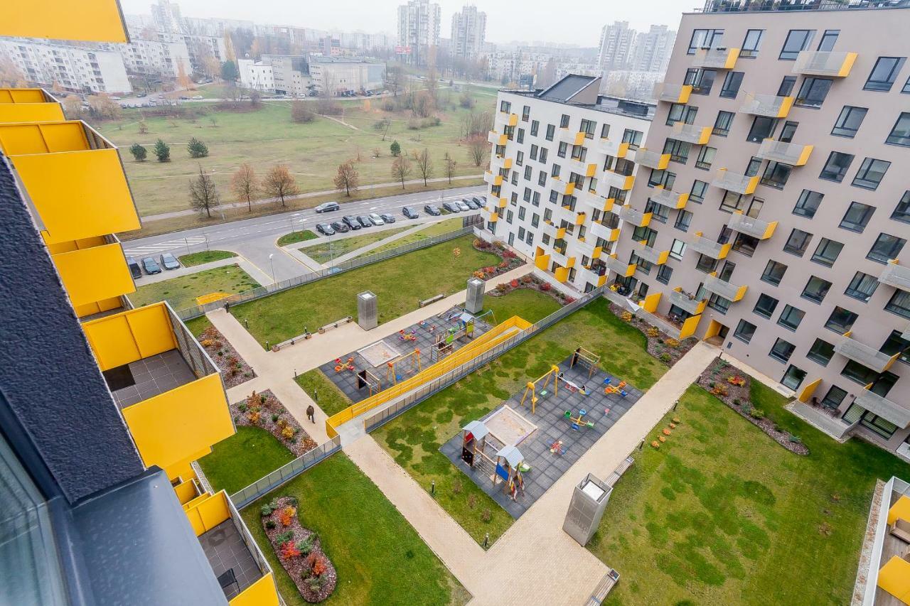 Apartments Vilnius 1 Near Center With A Roof Terrace And Parking Eksteriør billede